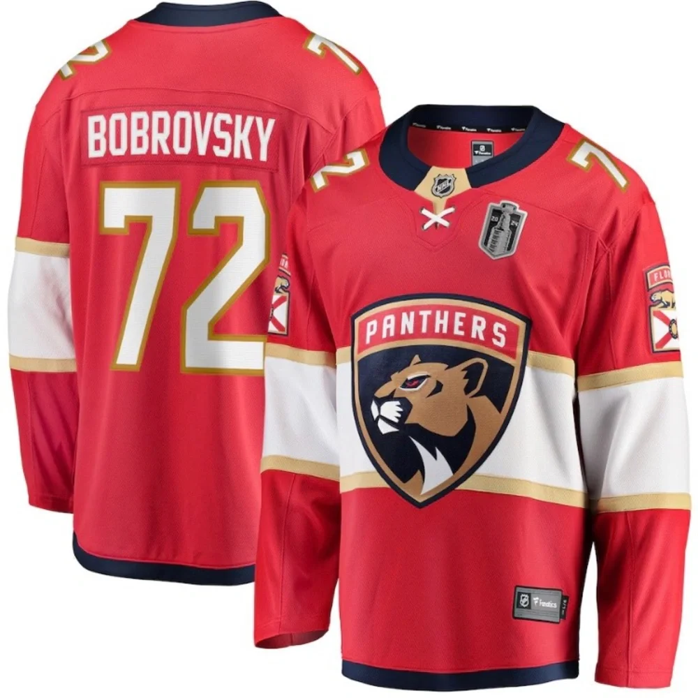Sergei Bobrovsky 2024 Stanley Cup Jersey Size XL Florida Panthers New NWT - Picture 1 of 1